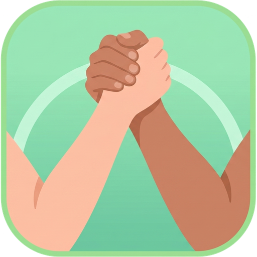 CoMission logo: two arms clasping hands